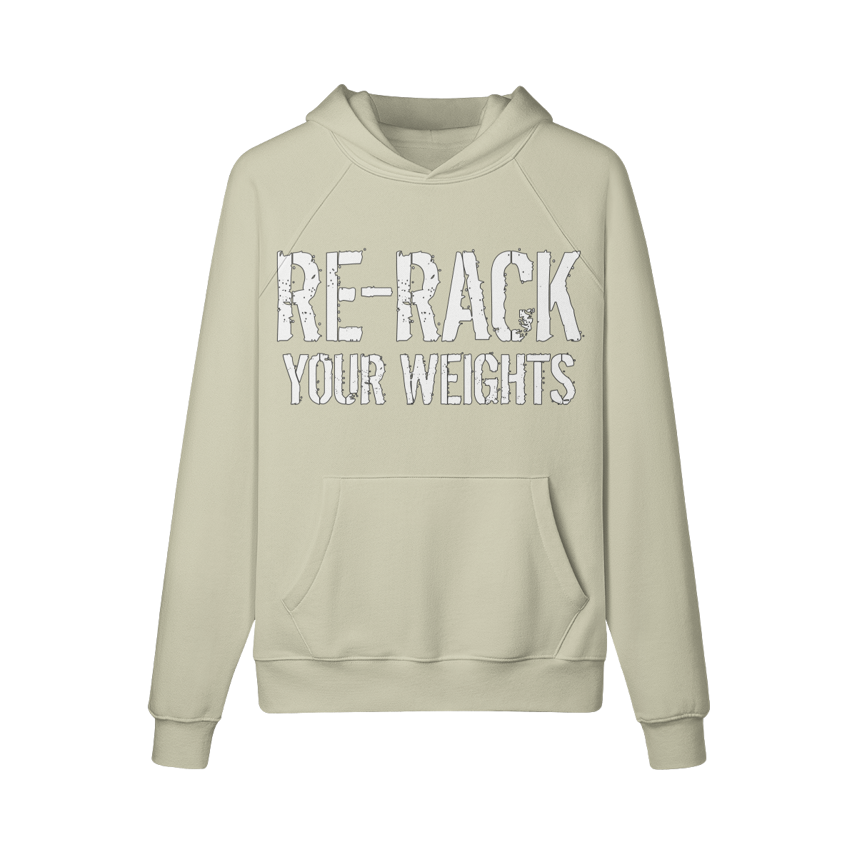 RE-RACK YOUR WEIGHTS- Hoodie-Camel-League of Lifters
