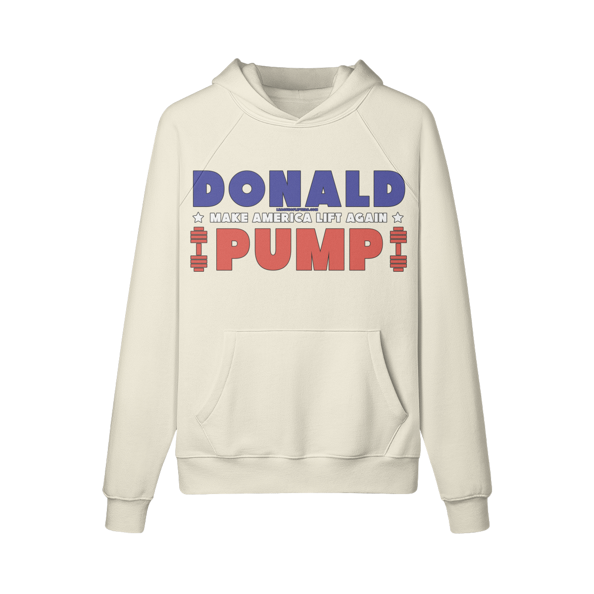 DONALD PUMP- Hoodie-Rice Apricot-League of Lifters
