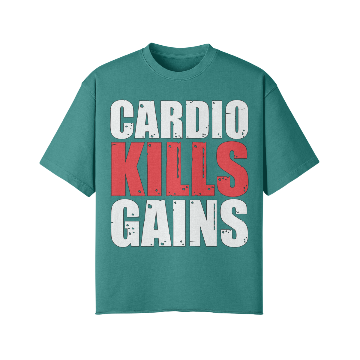 CARDIO KILLS GAINS- Pump Top-Vintage Green-League of Lifters