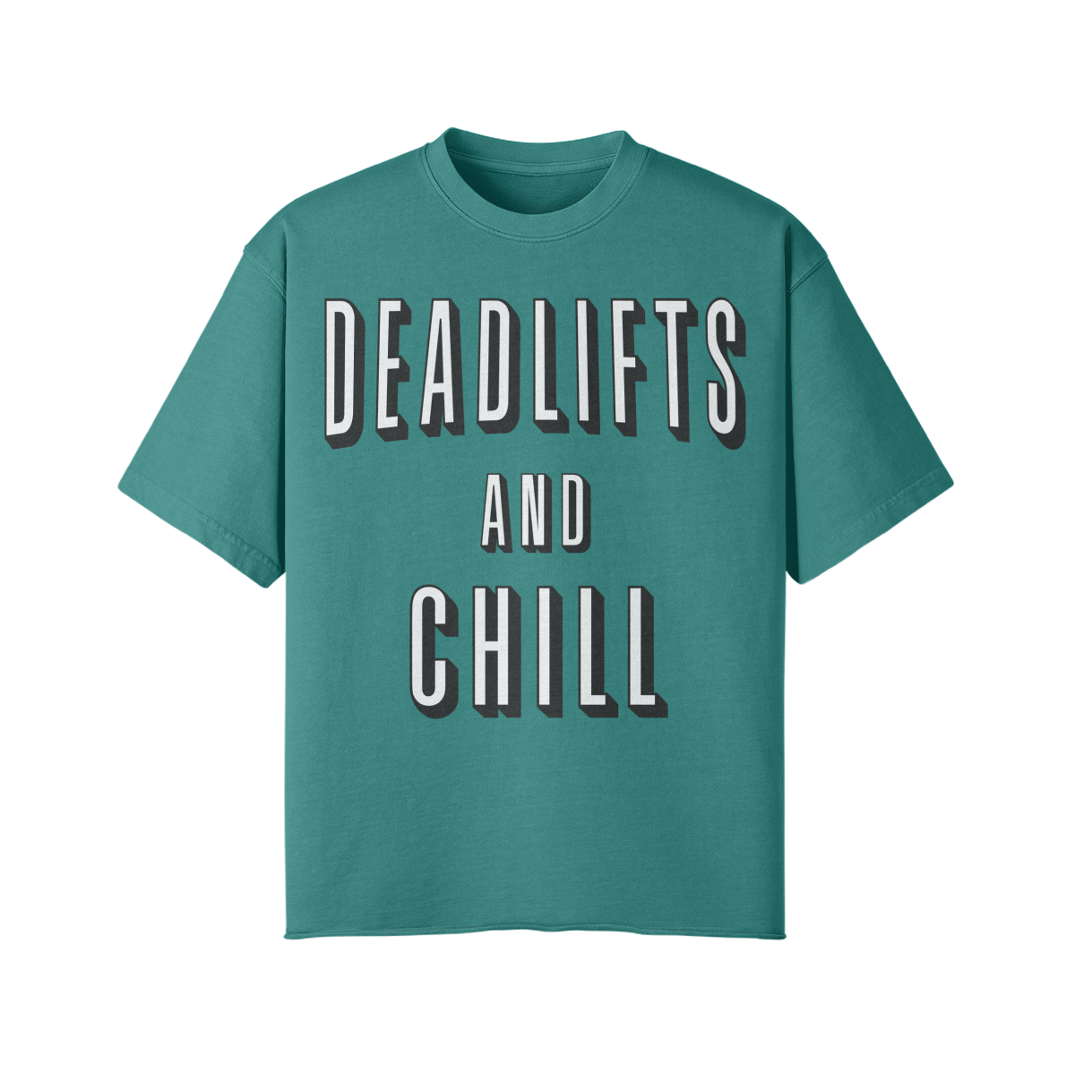 DEADLIFTS AND CHILL- Pump Top-Vintage Green-League of Lifters