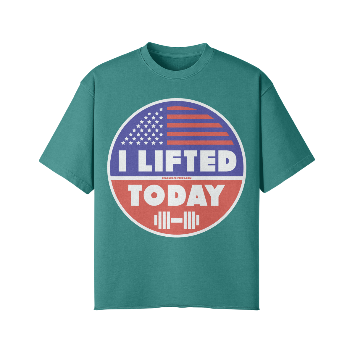 I LIFTED TODAY- Pump Top-Vintage Green-League of Lifters