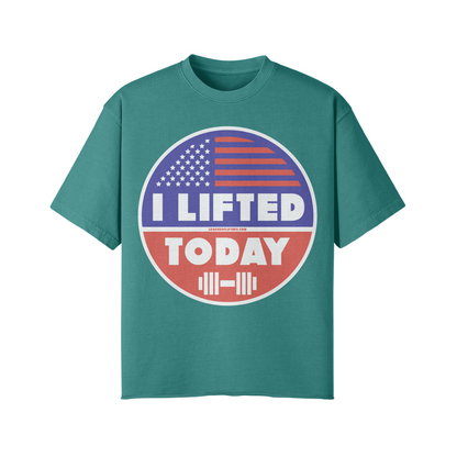 I LIFTED TODAY- Pump Top-Vintage Green-League of Lifters
