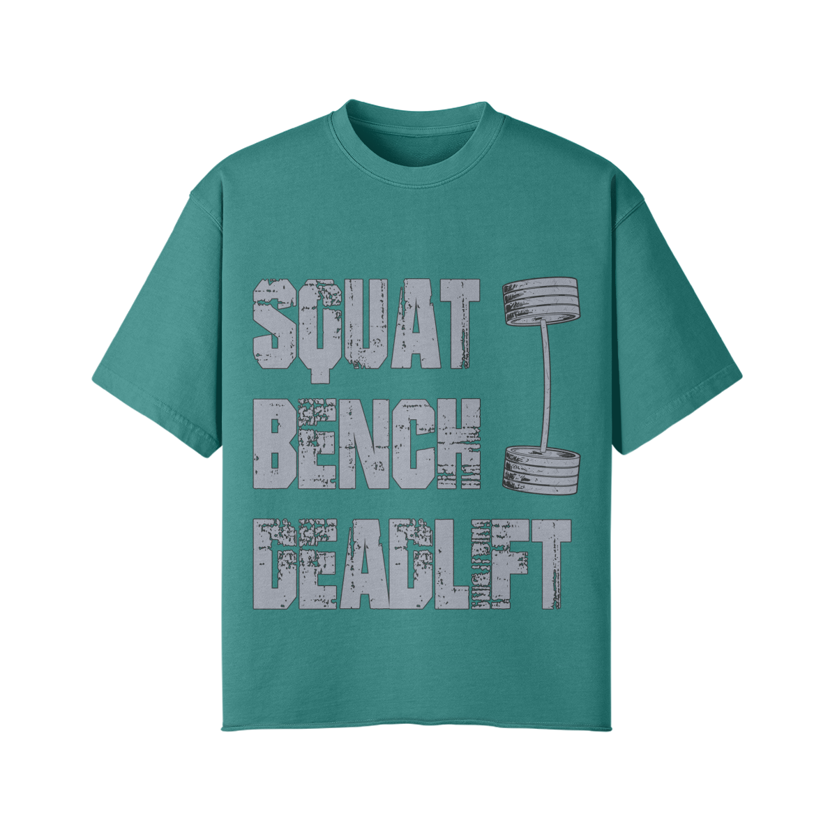 SQUATS BENCH DEADLIFT- Pump Top-Vintage Green-League of Lifters