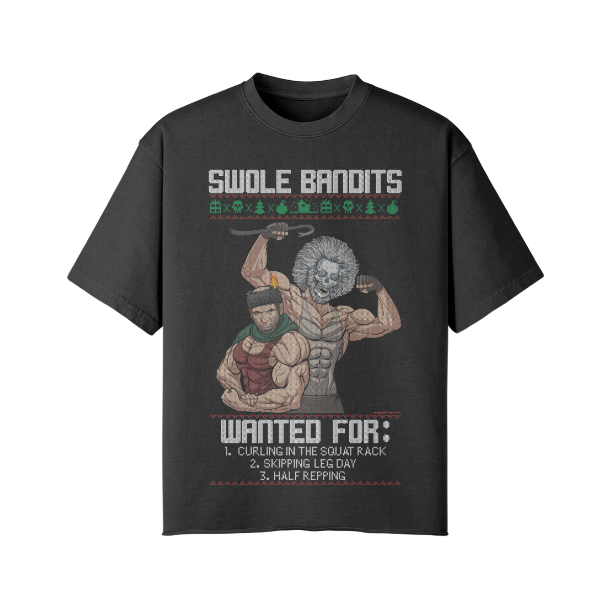 SWOLE BANDITS VARIANT- Pump Top-Snow Wash-League of Lifters