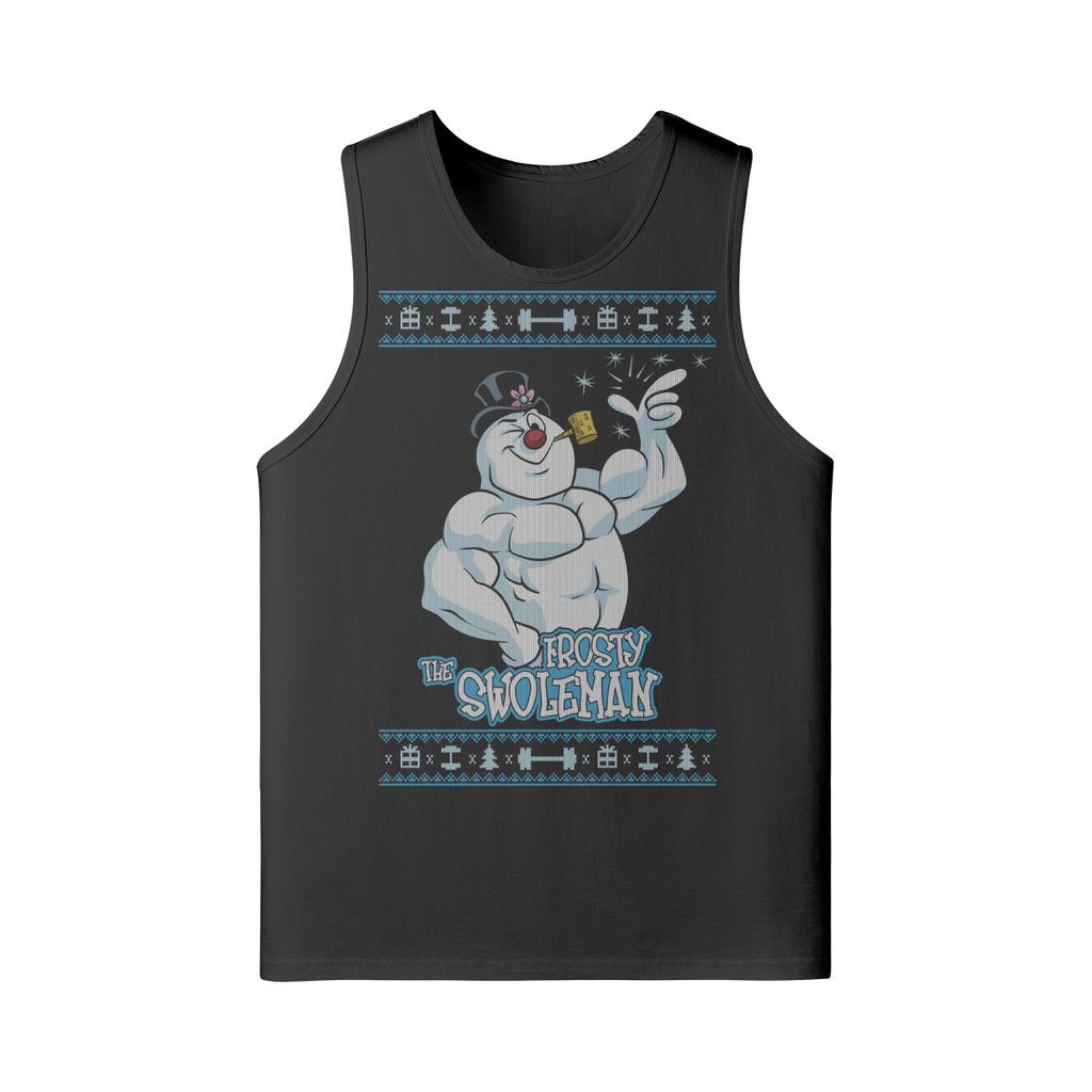 FROSTY THE SWOLEMAN- Tank Top-Black-League of Lifters