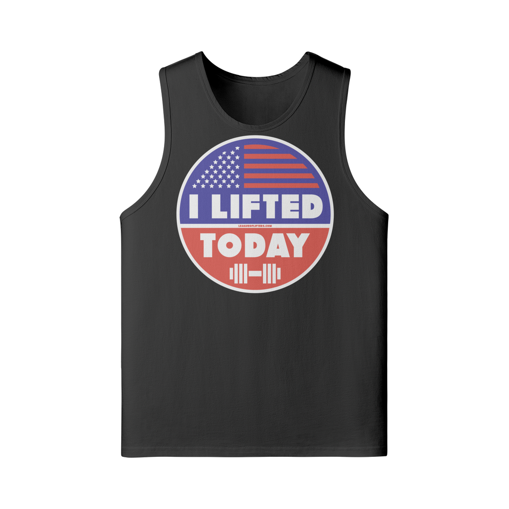 I LIFTED TODAY- Tank Top-Black-League of Lifters