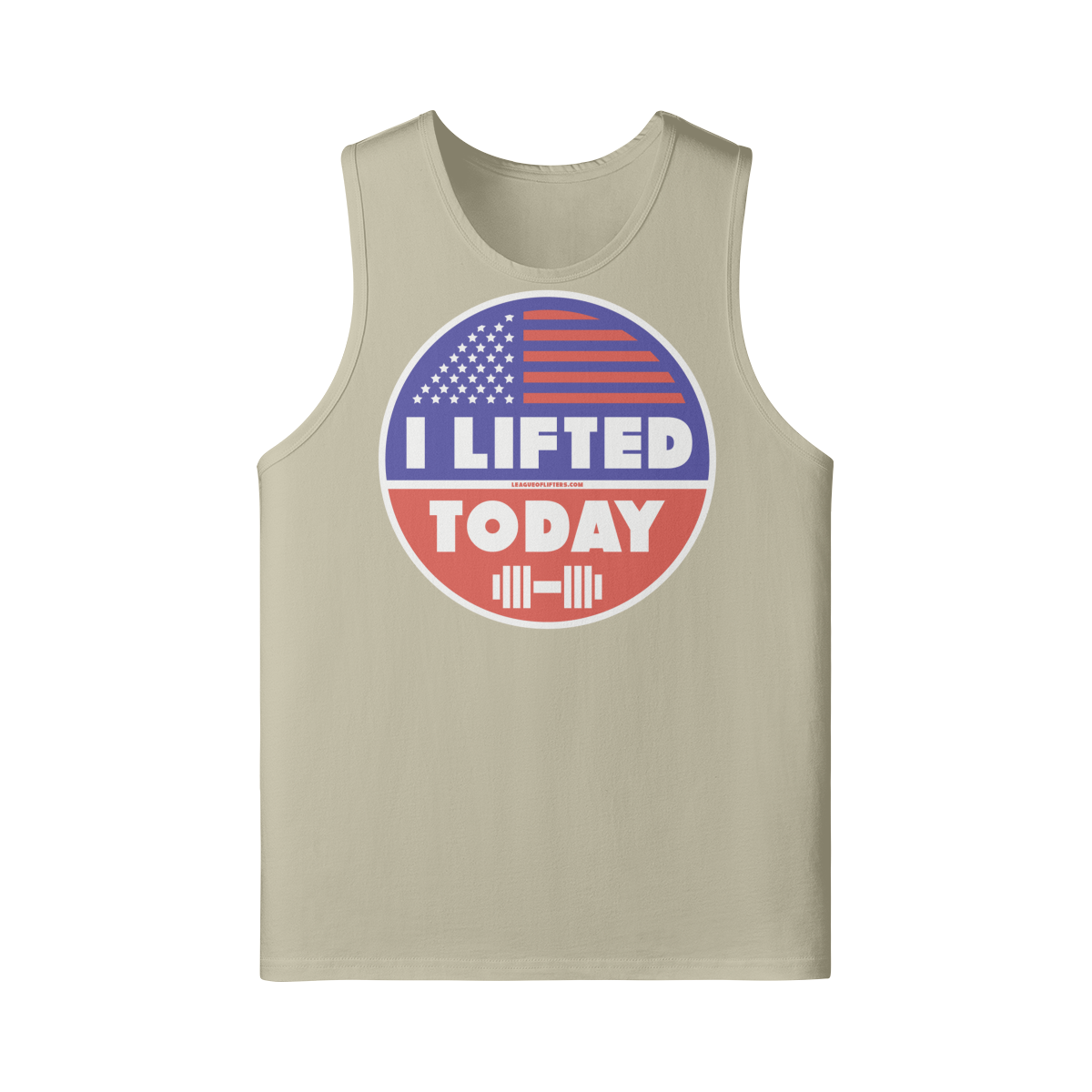 I LIFTED TODAY- Tank Top-Rice Apricot-League of Lifters