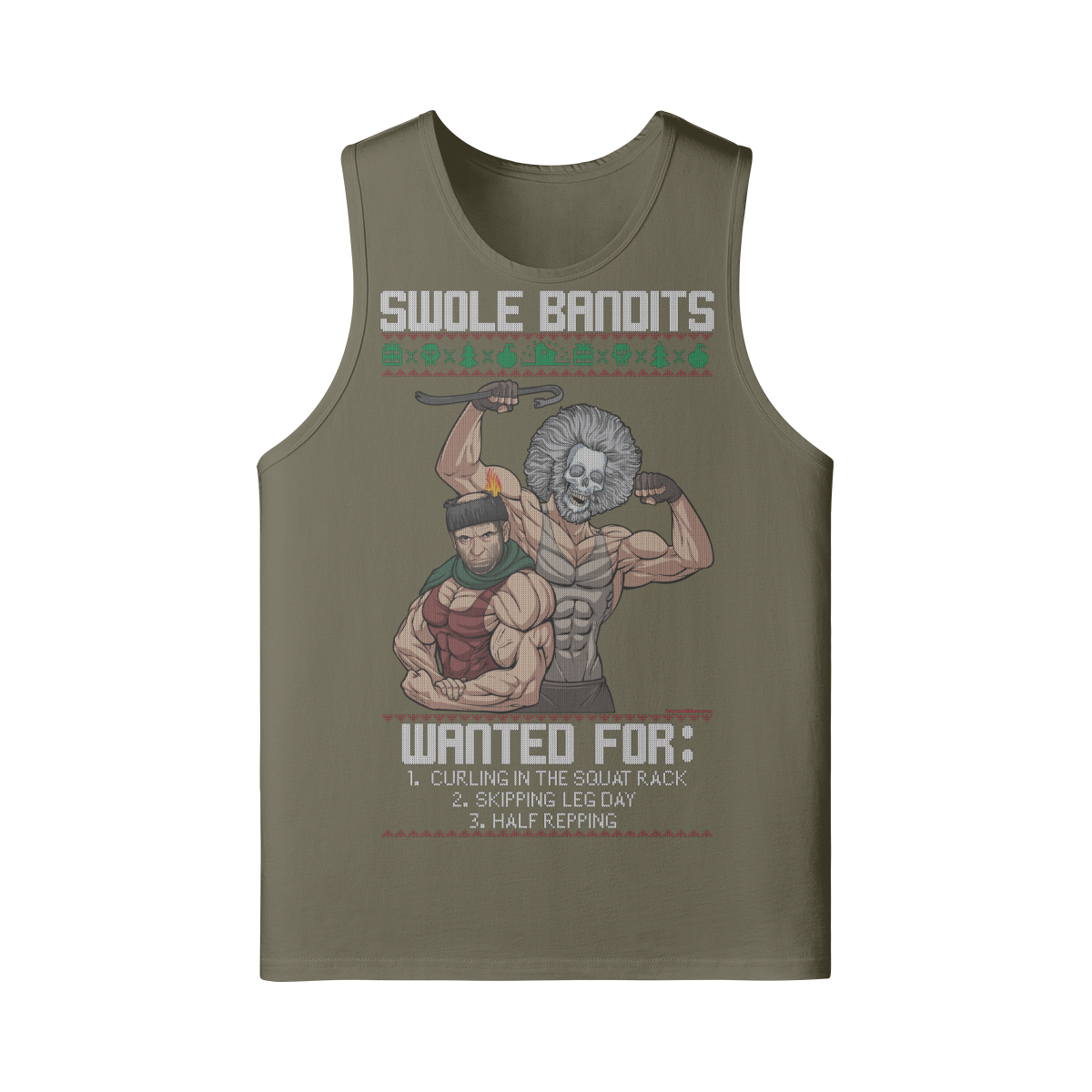 SWOLE BANDITS VARIANT- Tank Top-Camel-League of Lifters