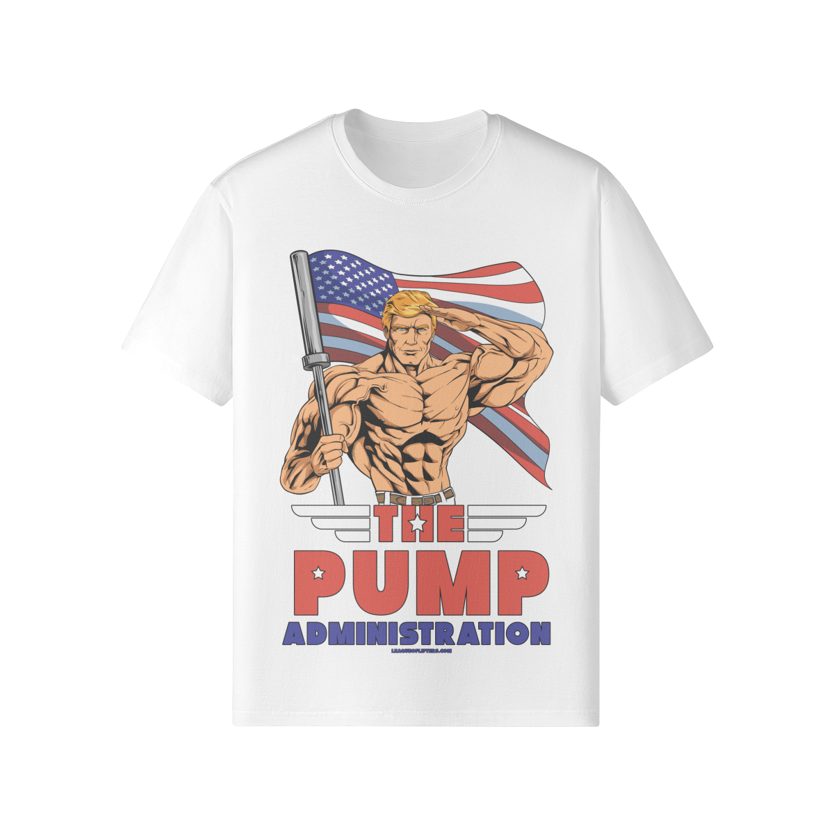 THE PUMP ADMINISTRATION- Classic T-Shirt-White-League of Lifters