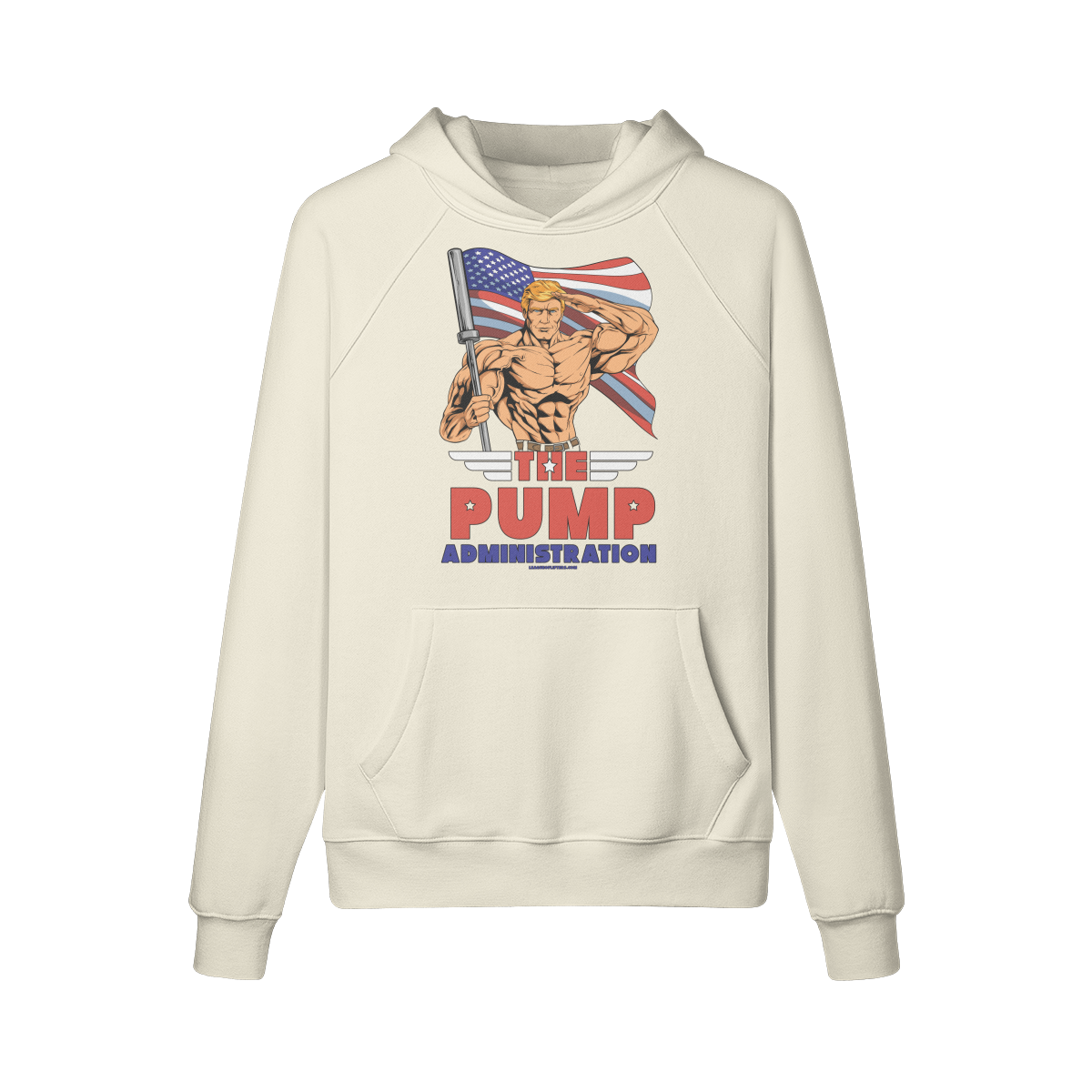THE PUMP ADMINISTRATION- Hoodie-Rice Apricot-League of Lifters