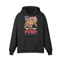 THE PUMP ADMINISTRATION- Oversized Hoodie-Faded Black-League of Lifters