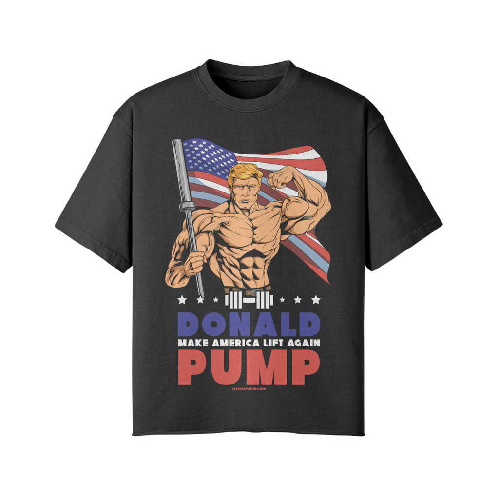 DONALD PUMP FLEX- Pump Top-Snow Wash-League of Lifters