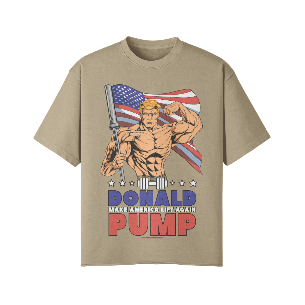 DONALD PUMP FLEX- Pump Top-Khaki-League of Lifters