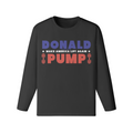 DONALD PUMP- Classic Long Sleeve Top-Black-League of Lifters