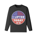 I LIFTED TODAY- Classic Long Sleeve Top-Black-League of Lifters