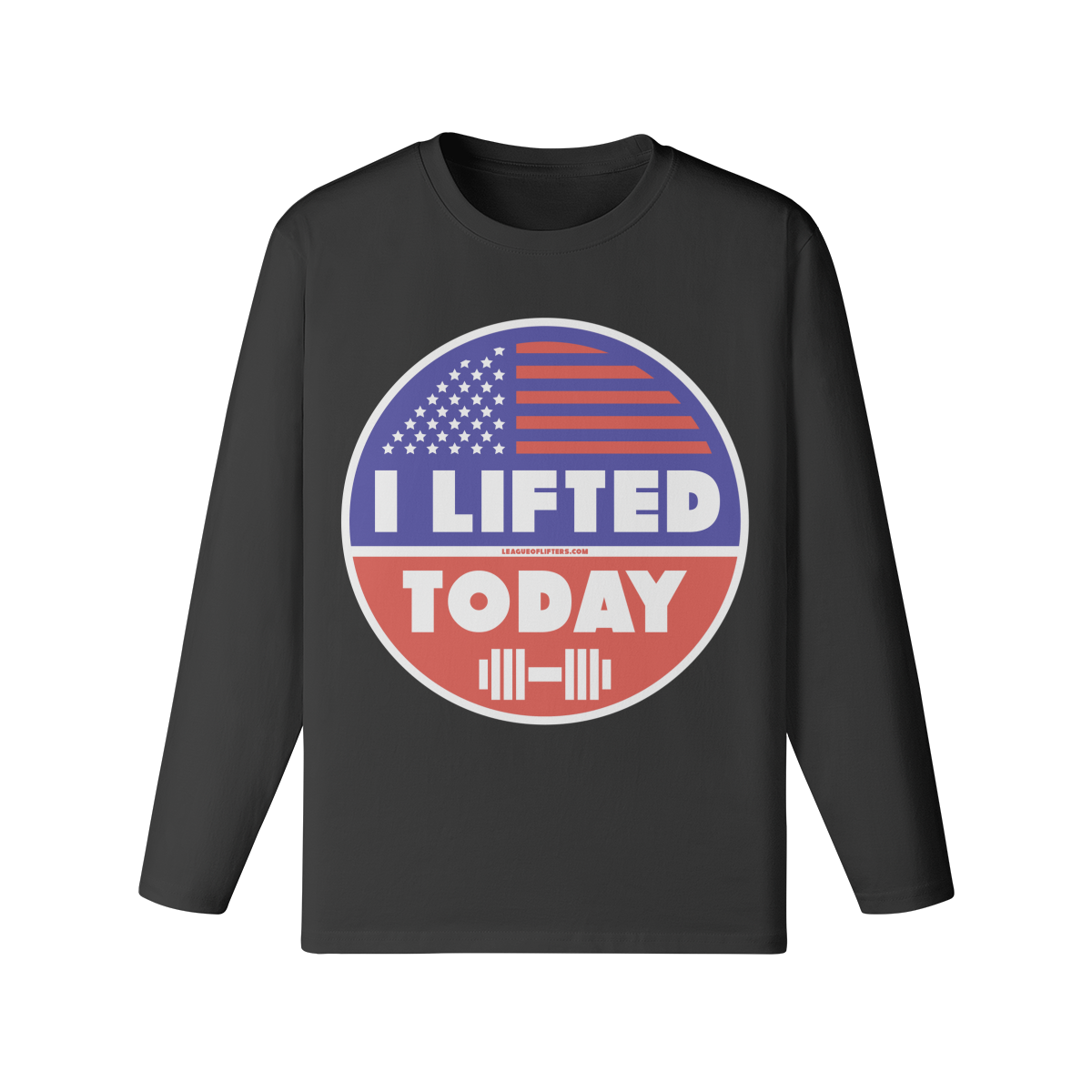 I LIFTED TODAY- Classic Long Sleeve Top-Black-League of Lifters