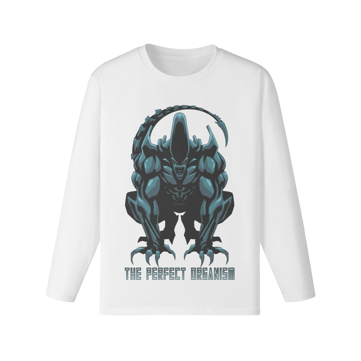 PERFECT ORGANISM- Classic Long Sleeve Top-White-League of Lifters