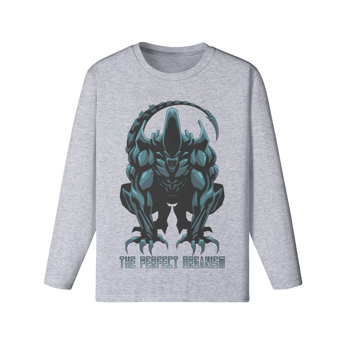 PERFECT ORGANISM- Classic Long Sleeve Top-Medium Heather Gray-League of Lifters