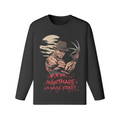 NIGHTMARE ON GAINS STREET- Classic Long Sleeve Top-Black-League of Lifters