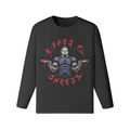 RIPPED TO SHREDS- Classic Long Sleeve Top-Black-League of Lifters