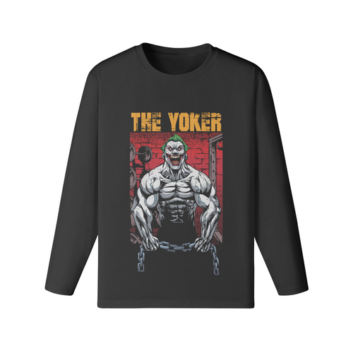 THE YOKER- Classic Long Sleeve Top-Black-League of Lifters