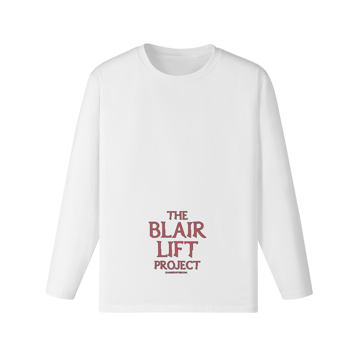 THE BLAIR LIFT PROJECT- Classic Long Sleeve Top-White-League of Lifters