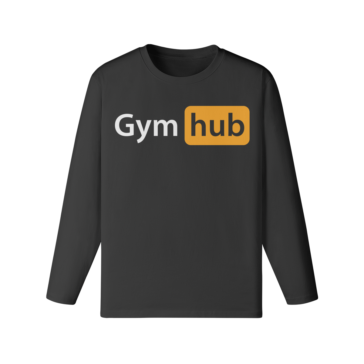 GYM HUB- Classic Long Sleeve Top-Black-League of Lifters