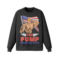 THE PUMP ADMINISTRATION- Oversized Long Sleeve Sweatshirt-Faded Black-League of Lifters