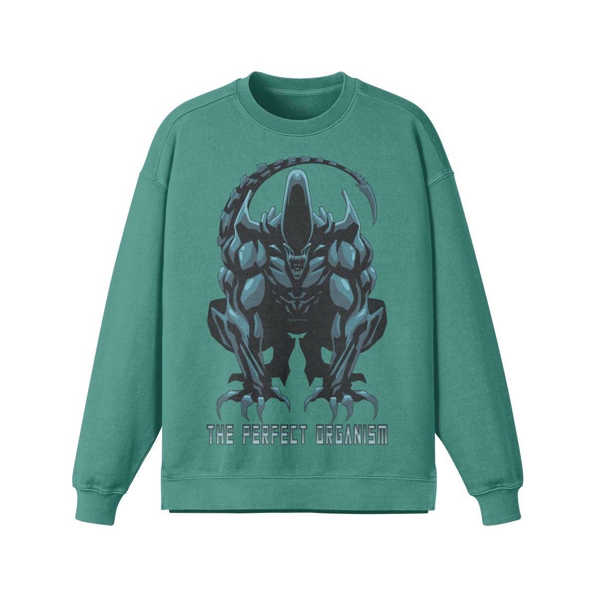 PERFECT ORGANISM- Oversized Long Sleeve Sweatshirt-Wintergreen Dream-League of Lifters
