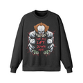 WE ALL LIFT DOWN HERE (CLASSIC)- Oversized Long Sleeve Sweatshirt-Faded Black-League of Lifters