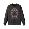 SHREDDY KRUEGER- Oversized Long Sleeve Sweatshirt-Faded Black-League of Lifters