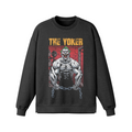THE YOKER- Oversized Long Sleeve Sweatshirt-Faded Black-League of Lifters