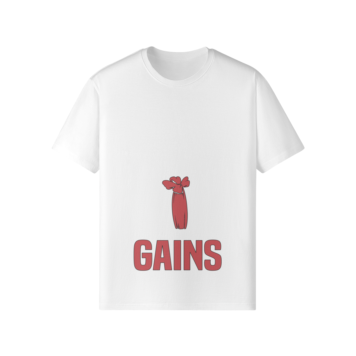 ALL I WANT FOR CHRISTMAS IS GAINS- Classic T-Shirt-White-League of Lifters