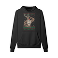 REINDEER GAINS- Hoodie-Black-League of Lifters