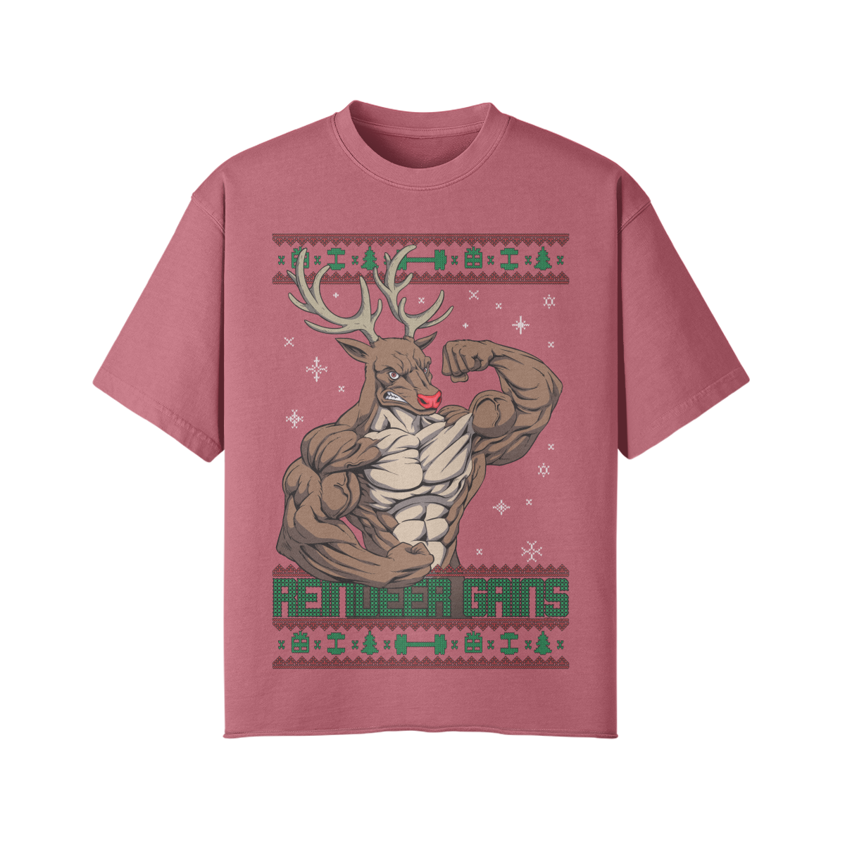 REINDEER GAINS- Pump Top-Cameo Brown-League of Lifters