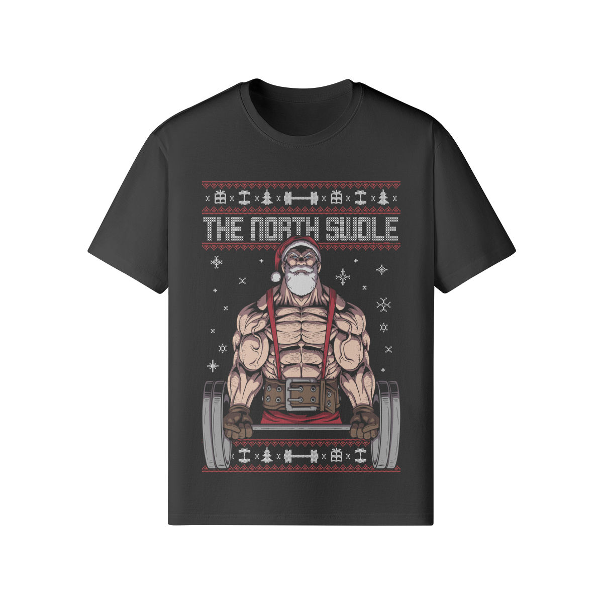 THE NORTH SWOLE- Classic T-Shirt-Black-League of Lifters
