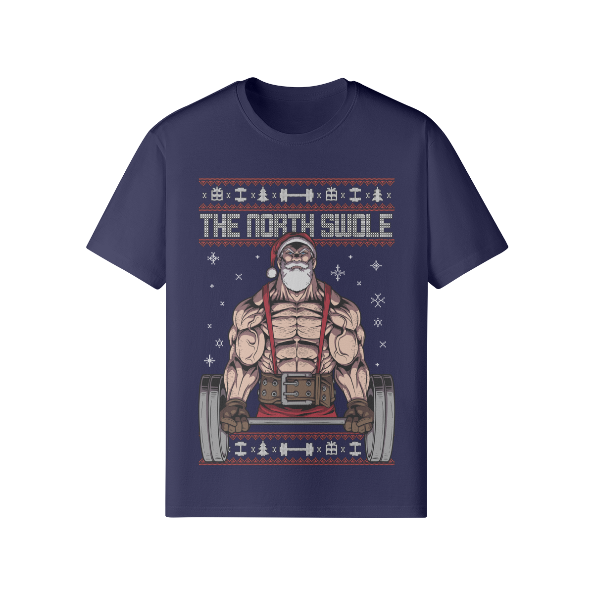 THE NORTH SWOLE- Classic T-Shirt-Dark Navy-League of Lifters