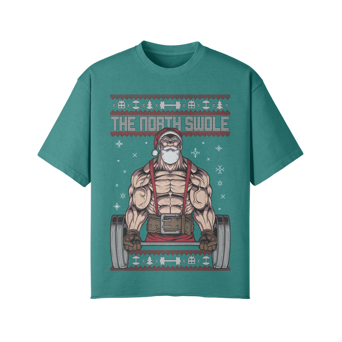 THE NORTH SWOLE- Pump Top-Vintage Green-League of Lifters