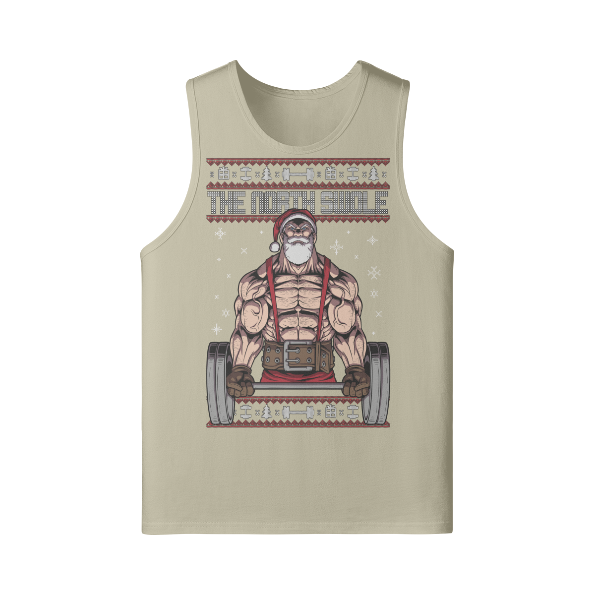 THE NORTH SWOLE- Tank Top-Rice Apricot-League of Lifters
