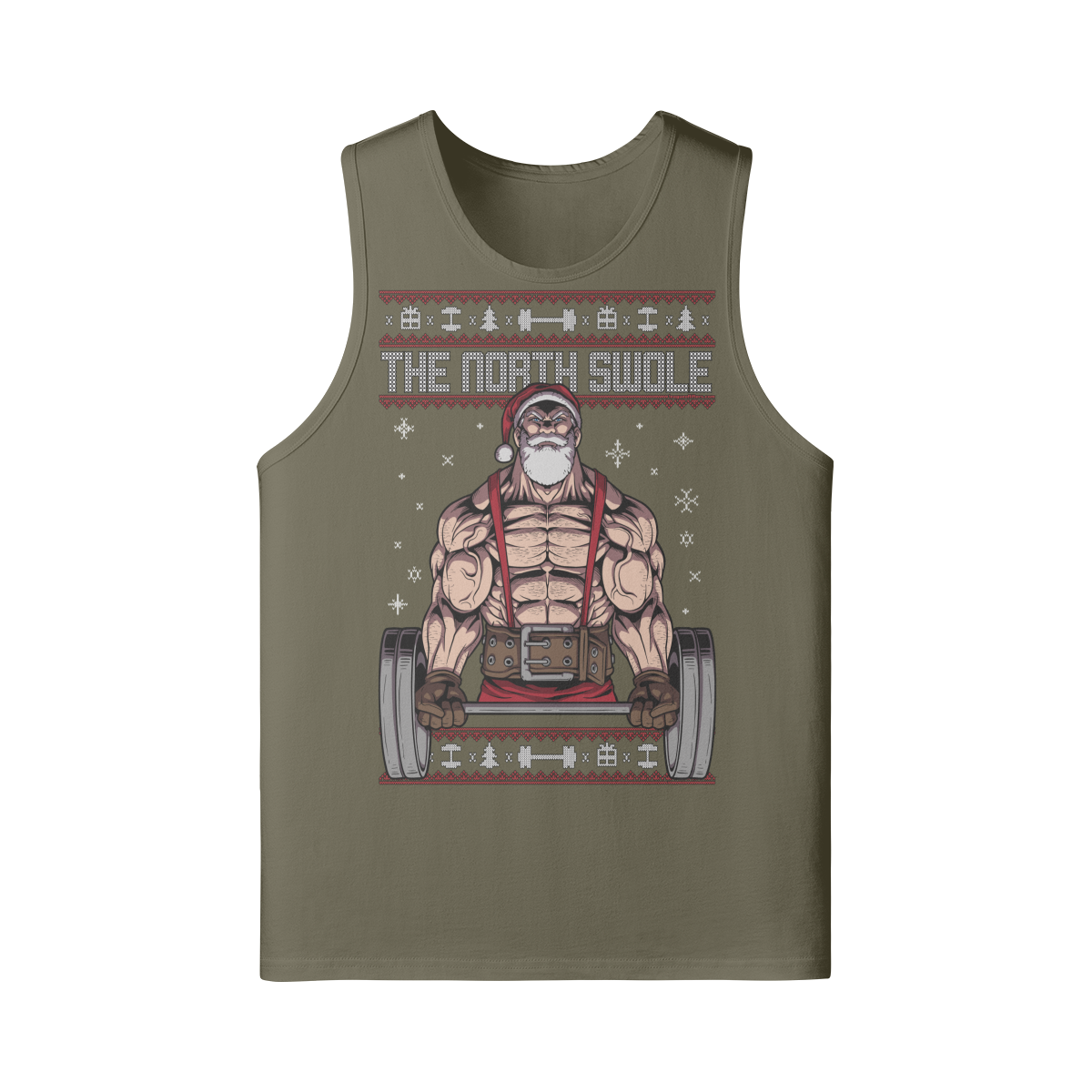THE NORTH SWOLE- Tank Top-Camel-League of Lifters