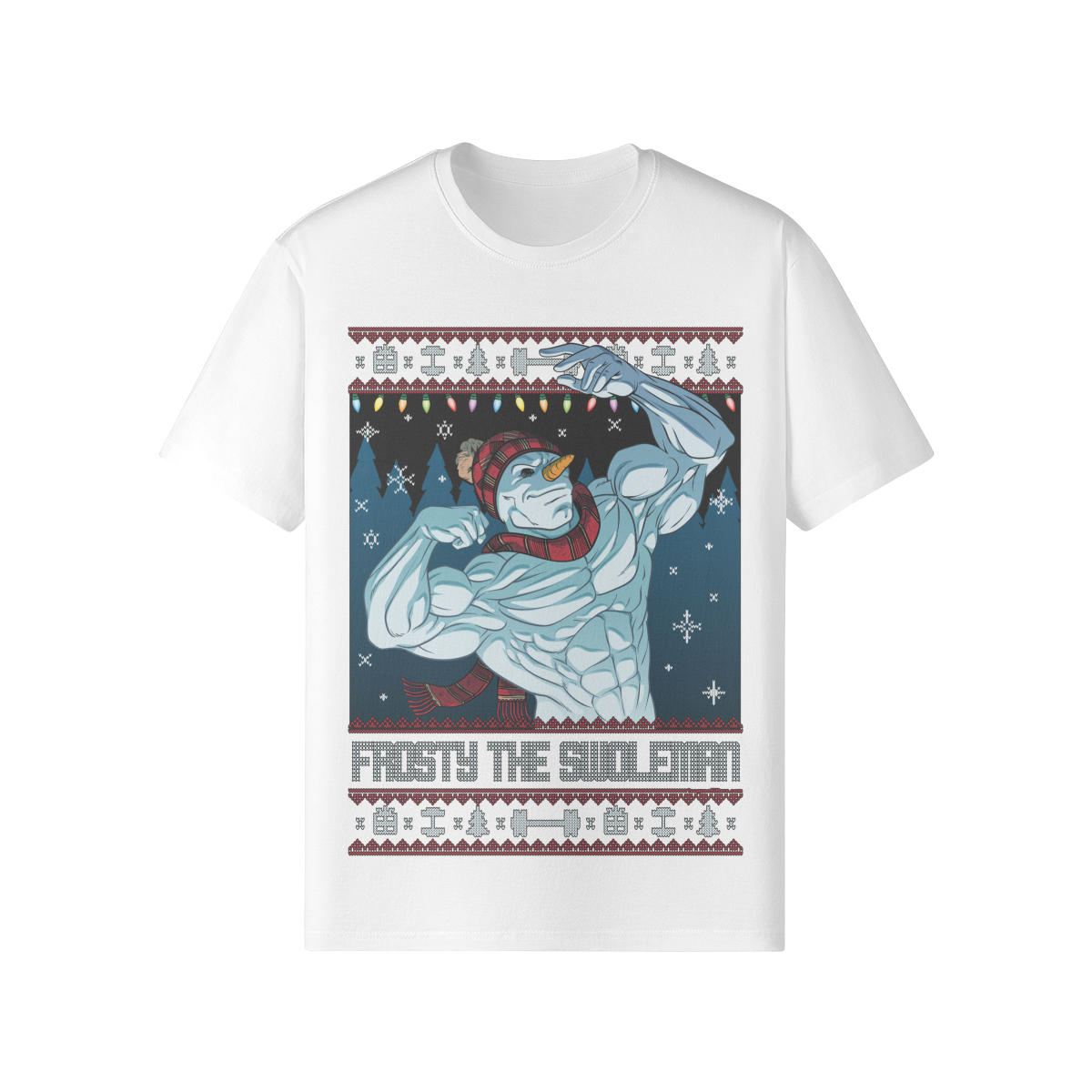 FROSTY THE SWOLEMAN- Classic T-Shirt-White-League of Lifters