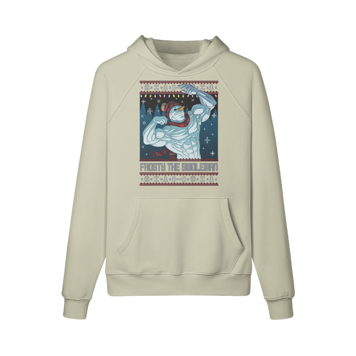 FROSTY THE SWOLEMAN- Hoodie-Camel-League of Lifters