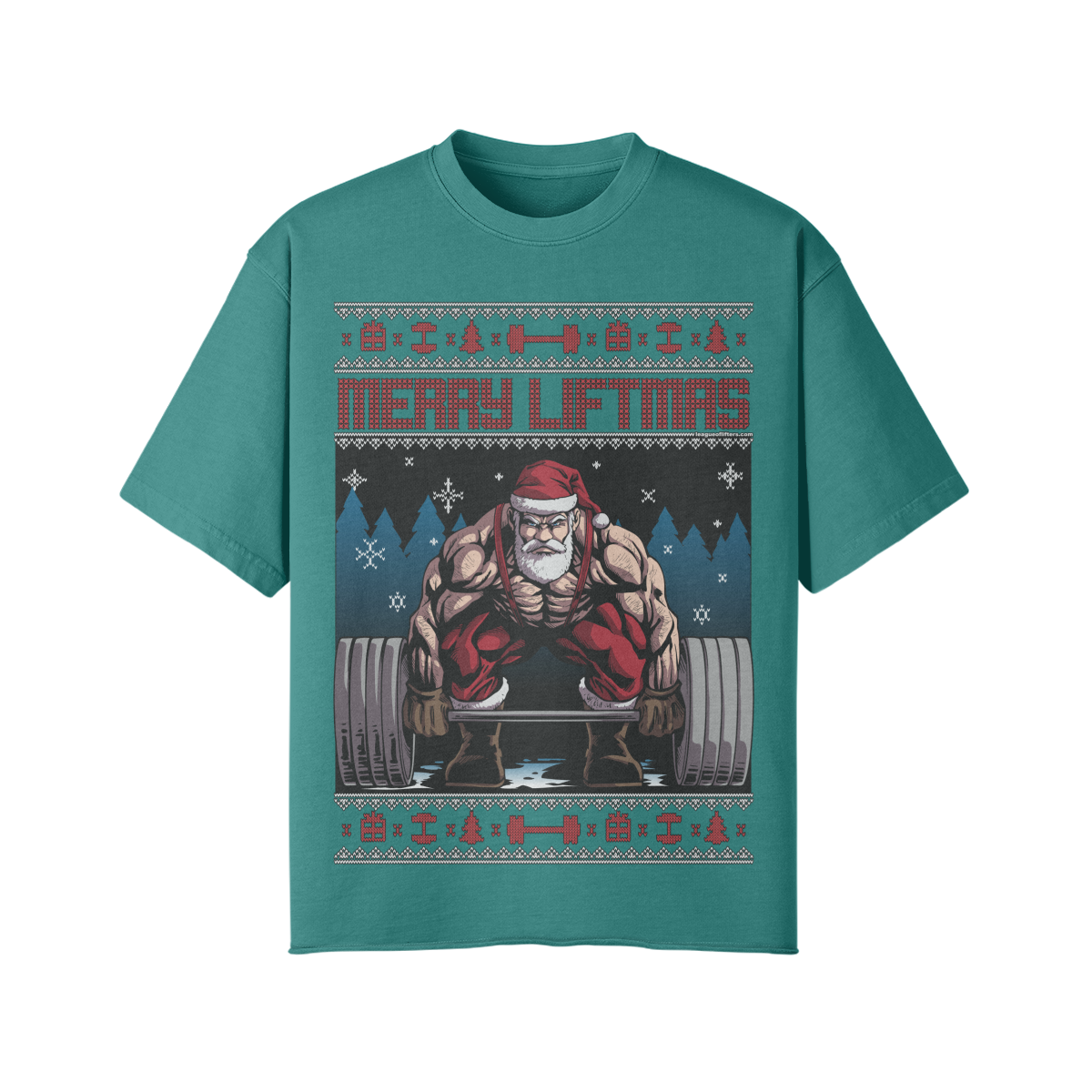 MERRY LIFTMAS- Pump Top-Wintergreen Dream-League of Lifters