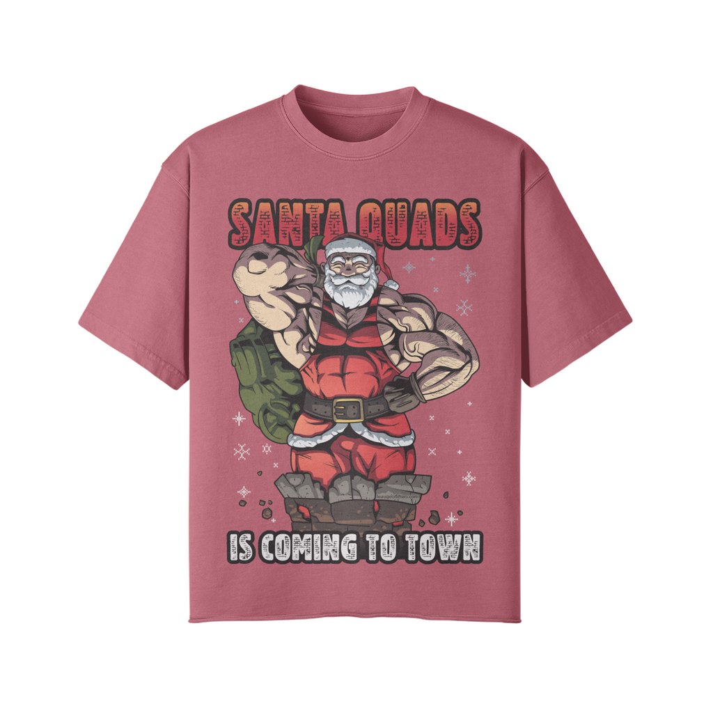 SANTA QUADS IS COMING TO TOWN- Pump Top-Cameo Brown-League of Lifters