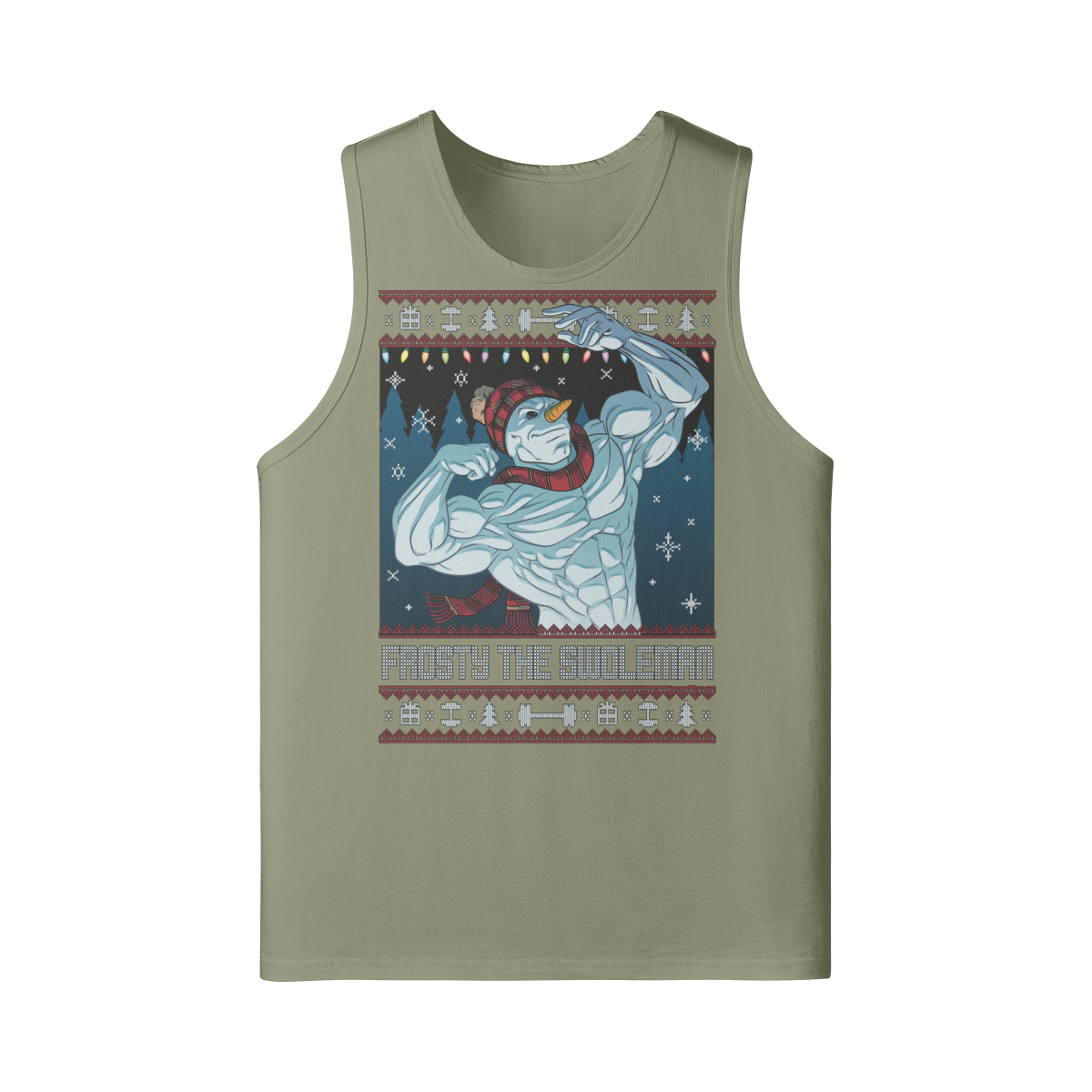 FROSTY THE SWOLEMAN- Tank Top-League of Lifters