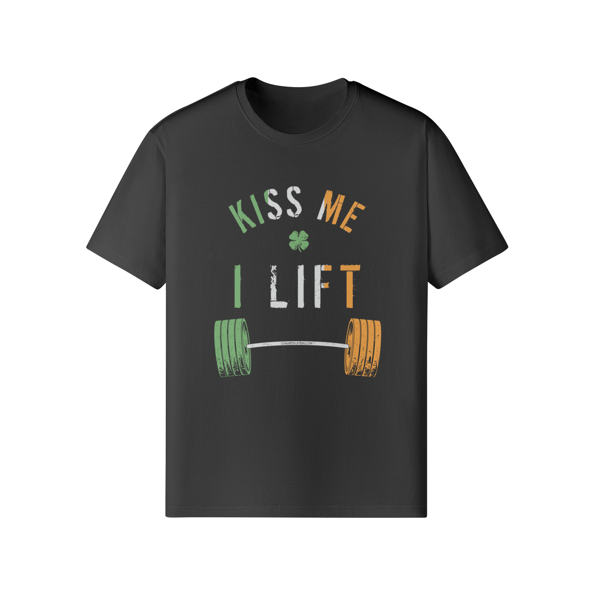 KISS ME I LIFT- Classic T-Shirt-Black-League of Lifters