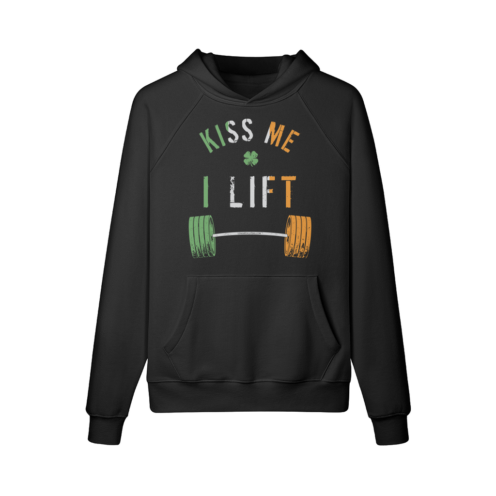 KISS ME I LIFT- Hoodie-Black-League of Lifters