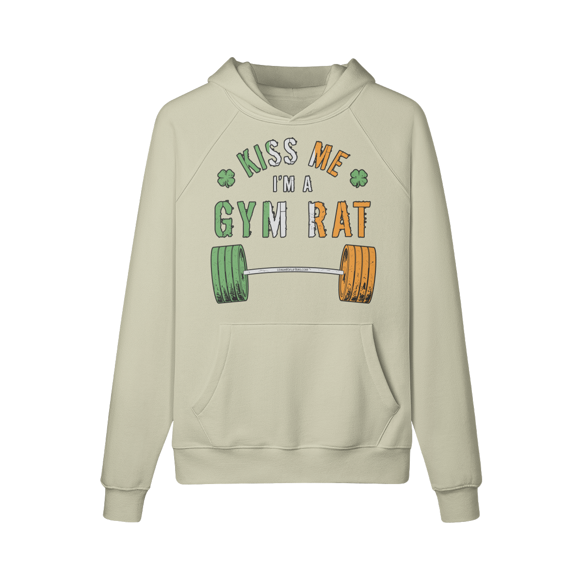 KISS ME I'M A GYM RAT- Hoodie-Camel-League of Lifters