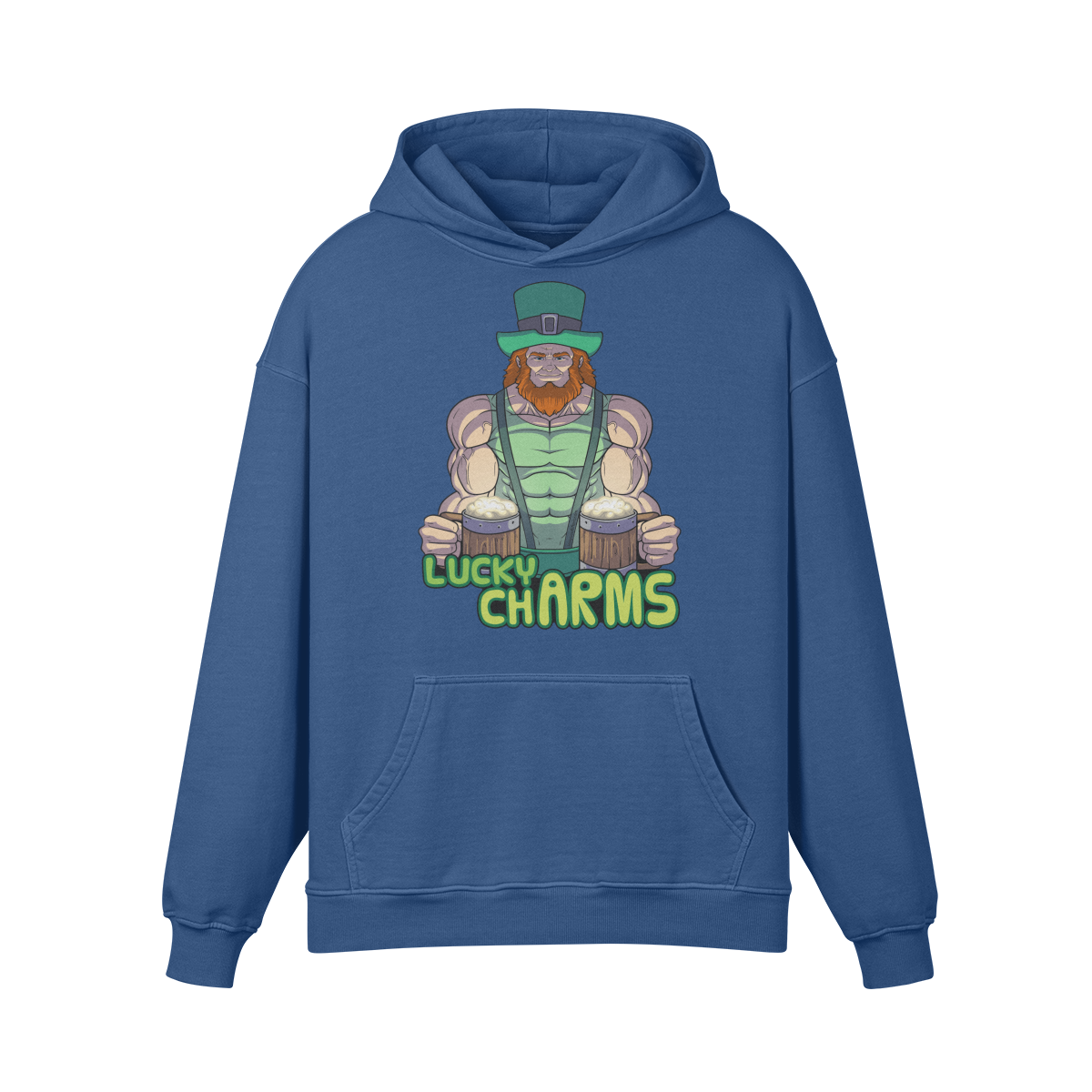 LUCKY CHARMS- Oversized Hoodie-Kashmir Blue-League of Lifters