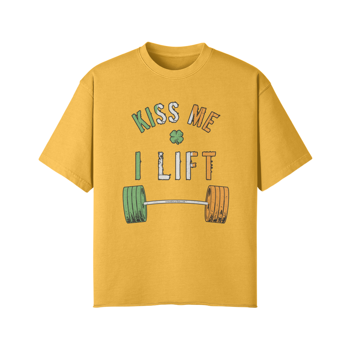 KISS ME I LIFT- Pump Top-Vintage Yellow-League of Lifters